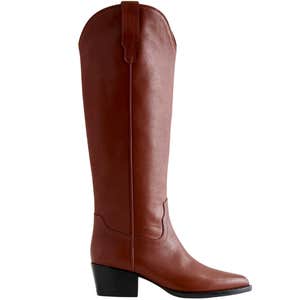 quince, Quince Italian Leather Tall Western Boots
