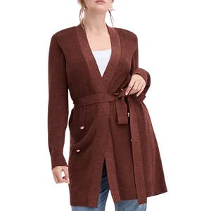 I.N.C. International Concepts Plus Size Metallic Double-Breasted Cardigan