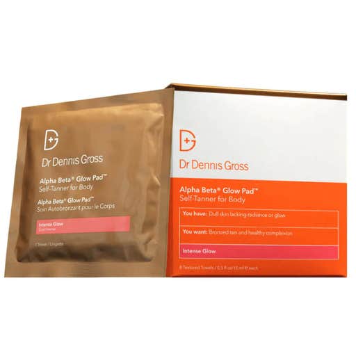 lovelyskin, Dr. Dennis Gross Skincare Alpha Beta Glow Pads Exfoliating Anti-Aging Self-Tanner For Body