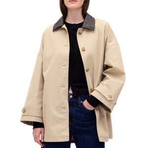 gap, Gap Twill Oversized Trench Coat