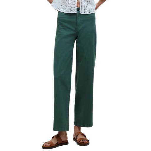 madewell, Madewell The Emmett Wide-Leg Crop Pant Welt Pocket Edition