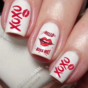 NailodiaArt Kiss Nail Art Decal Sticker
