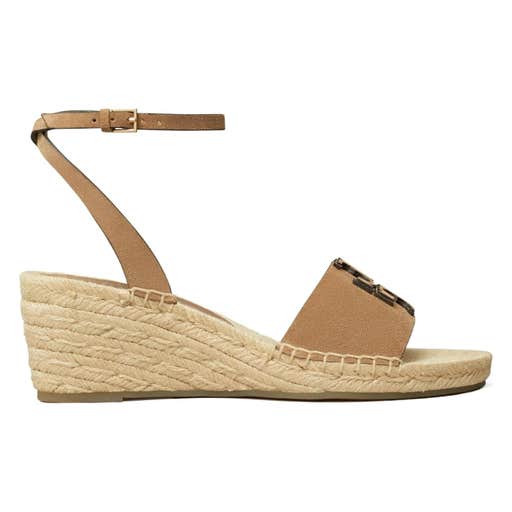 zappos, Tory Burch Ines Ankle Strap Espadrille Platform Wedge Sandal