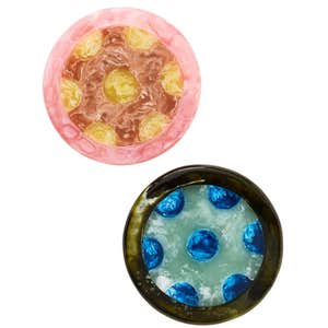 anthropologie, AnthroHome Patterened Resin Coasters, Set of 2