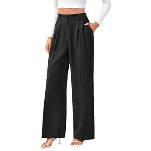 Amazon; FUNYYZO Wide Leg Dress Pants