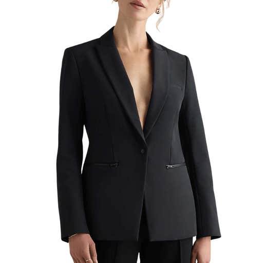 quince, Quince Scuba Single-Breasted Convertible Blazer
