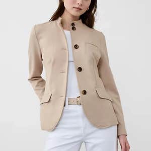 Banana Republic Factory Knit Pique Blazer