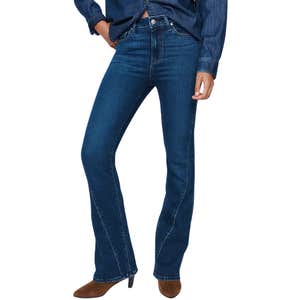 Anthropologie; PAIGE Laurel Canyon 32" High Rise Bootcut Jeans