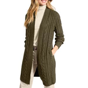 j.jill, J.Jill Long Cabled Cardi
