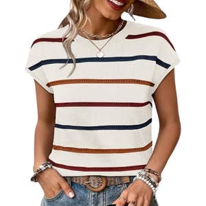 amazon, WIHOLL Lightweight Knit Cap Sleeve Sweater