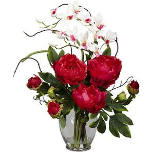 Bed Bath & Beyond Silk Peony and Orchid Arrangement