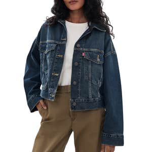 shopbop, Levi's Loose Crop Trucker Denim Jacket