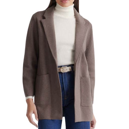 quince, Quince 100% Organic Cotton Knit Blazer