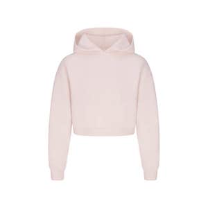 COTTON FLEECE SHRUNKEN HOODIE