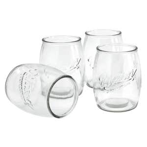 Mason Craft & More 4 Pack 24oz Belly Jars