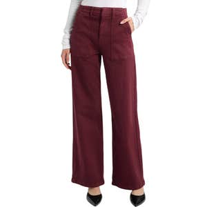 nordstrom, Pistola Nicole Stretch Cotton Wide Leg Pants