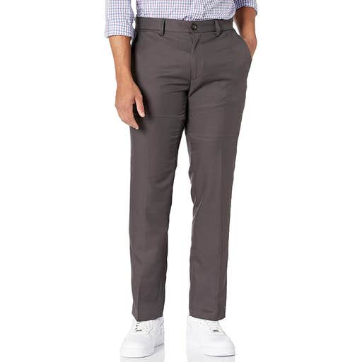 amazon, Amazon Essentials Men's Slim-Fit Flat-Front Dress Pants
