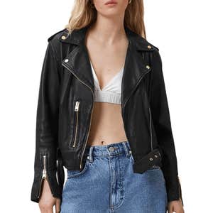 AllSaints Balfern Leather Biker Jacket