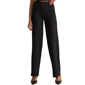 quince, Quince Ultra-Stretch Ponte Wide Leg Pants