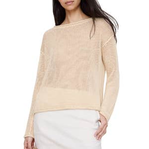 banana republic, Banana Republic Heirloom Linen Boatneck Sweater