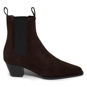 Toteme City 55MM Suede Ankle Boots