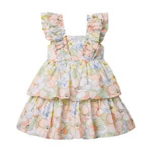 Janie and Jack Floral Tiered Dress