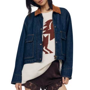 anthropologie, BLANKNYC Out and About Cotton Denim Jacket