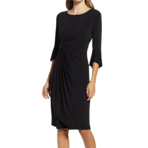 nordstrom, Connected Apparel Bell Sleeve Jersey Cocktail Dress