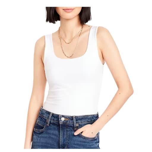 old navy, Old Navy Double-Layer Scoop-Neck Tank Top