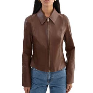 LAMARQUE Clarie Reversible Leather Jacket