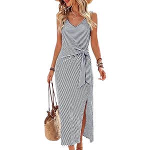 amazon, OFEEFAN Formal Flowy Summer Maxi Dress