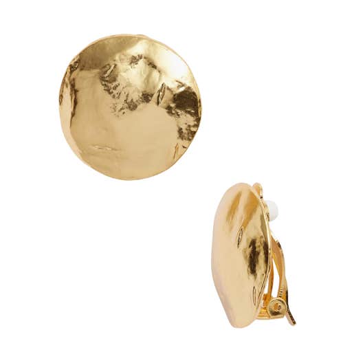 nordstrom, Karine Sultan Eva Shell Disc Clip-On Earrings
