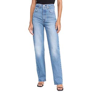 levi's ribcage full length jeans
