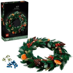 LEGO Icons Wreath-Making Kit and Holiday Garland 10340