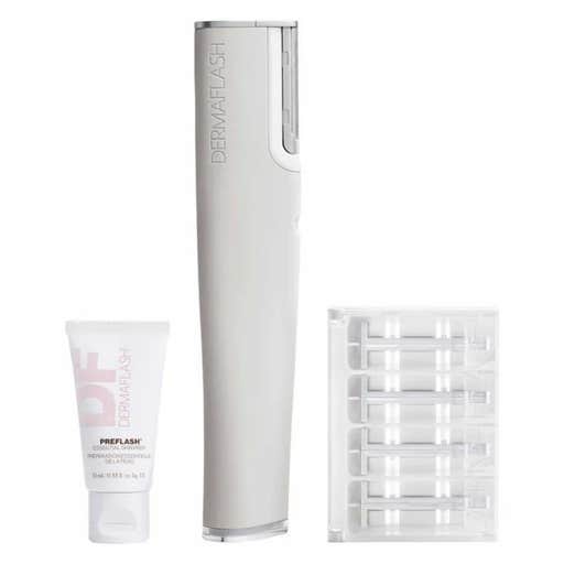 sephora, Dermaflash Luxe+ Anti-Aging, Exfoliation + Peach Fuzz Removal Set