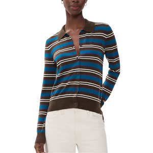 Shopbop; Pistola Lyvia Long Sleeve Merino Polo Cardigan
