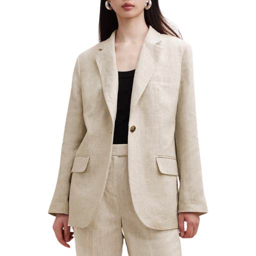 bananarepublic, Banana Republic Lina Relaxed Linen Blazer