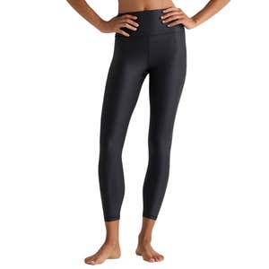 Quince; Satin-Sculpt High-Waisted Legging