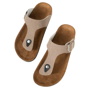 SheIn Unisex Buckle Cork Sandals