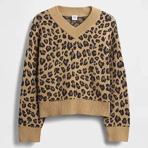 Kids Boxy V-Neck Sweater