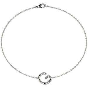 gemsny, GemsNY G Letter Plain Bracelet