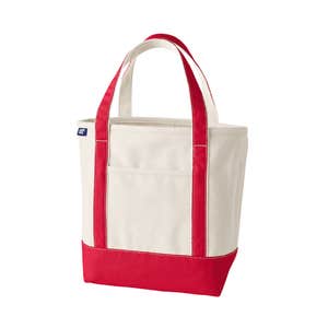 Medium 5 Pocket Open Top Canvas Tote Bag