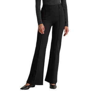 Quince Ultra-Stretch Ponte Flare Leg Pants