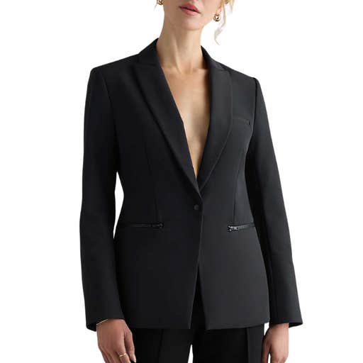 quince, Quince Scuba Single-Breasted Convertible Blazer