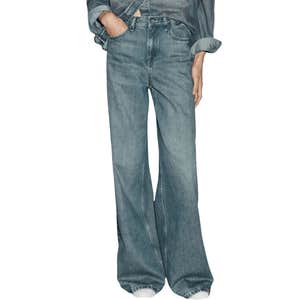 Massimo Dutti High-Waist Wide-Leg jeans