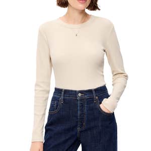 old navy, Old Navy Snug Long-Sleeve Crew-Neck T-Shirt