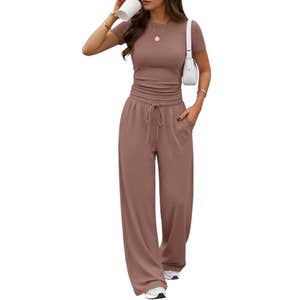 amazon, Trendy Queen 2 Piece Matching Summer Lounge Set with Pockets