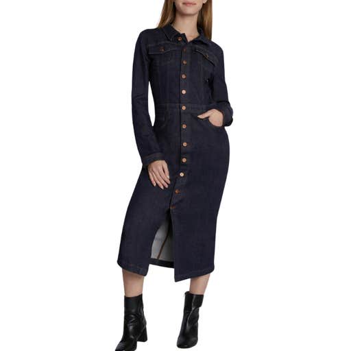 nordstrom, Wash Lab Denim Piece Dyed Denim Dress