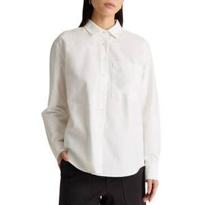 Quince Organic Cotton Relaxed Oxford Shirt