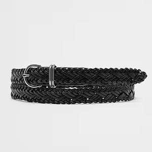Skinny Braided Belt